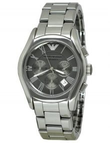 Emporio Armani AR1465 Gentss Valente Silver Chronograhp Watch