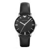 Emporio Armani AR1600 Ladies Classic Black Dial & Leather Band Watch