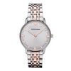 Emporio Armani Ladies Two-Tone Ladies Watch AR1603