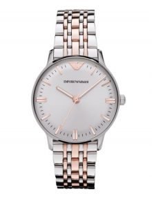 Emporio Armani Ladies Two-Tone Ladies Watch AR1603