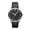 Emporio Armani AR1618 Classic Women's Black Watch with Crystals