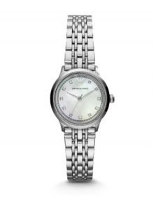 Armani AR1803 Ladies Classicstainless steelstainless steel Watch with Leather Band