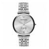 Emporio Armani AR1819 Unisexstainless steelstainless steel Bracelet Watch with White Dial