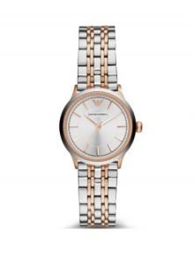 Emporio Armani AR1827 Ladies Alpha Silver and rose gold plated stainless steelstainless steelstainless steel Watch
