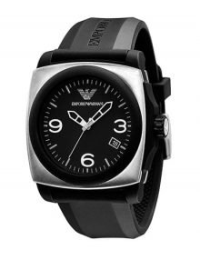 Emporio Armani AR5886 blackrubber men's wrist watch