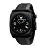 Emporio Armani AR5887 Squarerubber Band Mens Watch