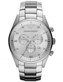 Emporio Armani AR5963 Sportivo Mens Chronograph Watch withstainless steelstainless steel Band
