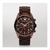 Emporio Armani AR5982 Mens Brownstainless steelstainless steel Chronograph Watch