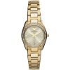 Emporio Armani AR6031 Womens New Tazio gold plated stainless steelstainless steel Bracelet Watch