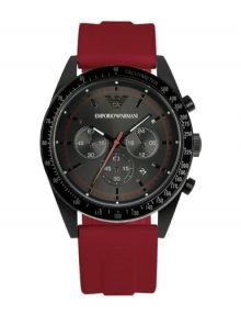 Emporio Armani Sportivo Chronograph redrubber Band Watch AR6114