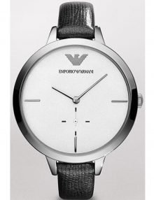 Emporio Armani Oversized Leather Ladies Watch AR7304