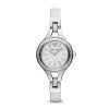 Emporio Armani AR7353 Womens White Leather Band & Dial Watch with 28mmstainless steelstainless steel case