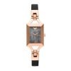 Emporio Armani AR7373 Ladies Black and rose gold plated stainless steel Chiara Watch