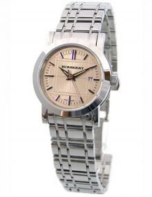 Burberrystainless steelstainless steel Band Rose Dial Womens Heritage Collection BU1353