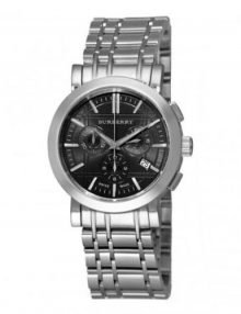 Burberry Mens Black Dialstainless steelstainless steel Chronograph watch BU1366