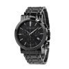 Burberry LUX Mens Black Dial Chronographstainless steelstainless steel Watch BU1373
