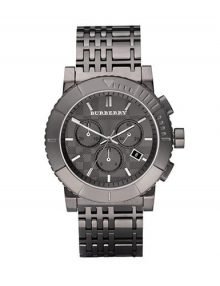 Burberry BU2305 Trench Chronograph Black Icon Platedstainless steel Mens Watch