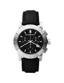 Buy Burberry Milatary Trench Black Chronograph Men's Wristwatch BU2306 AUD$ 343.95 - designerswatch.Com