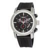 Burberry Men's BU7700 Endurance Black Chronograph Dialrubber Strap Watch