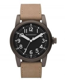 Burberry BU7806 Military Black Dial Luminous Hand