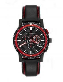 Burberry BU9803 The City red / Black Chrono Mens Sportystainless steel Watch