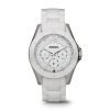 Fossil CE1002 Riley White Multifunction ceramic Quartz Ladies Watch
