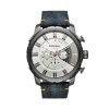 Diesel Stronghold DZ4345 Mens Analog Display Blue Cloth Band Watch