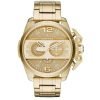 Diesel DZ4377 Males Ironside Chronograph Gold-Tone Dial Stainless Watch