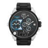 Diesel DZ7278 Oversized Badass Black Silicone Quartz Mens Watch
