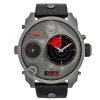 Diesel DZ7297 Mr. Daddy RDR Radar Gunstainless steel Four Time Zone Gry Mens Watch