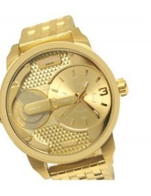 Diesel Mini Daddy DZ7306 Mens Champagne Dial gold plated stainless steel-tone Watch