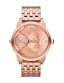 Diesel Mini Daddy DZ7318 Mens Analog Display Quartz rose gold plated stainless steelstainless steelstainless steel Watch