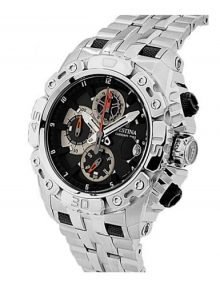 Festina Men's F16542/4 Silverstainless steel Quartz Watch with Black Dial