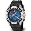 Festina F16543/2 Men's Blackrubber Quartz Watch with Dark Blue Dial