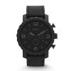 Fossil JR1354 Nate Smoke Black Chronograph Blackstainless steelstainless steel Watch