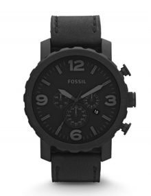 Fossil JR1354 Nate Smoke Black Chronograph Blackstainless steelstainless steel Watch