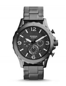 Fossil Men's Nate JR1469 Gunmetal Stainless-Steel Quartz Watch