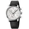 Calvin Klein K2G271C6 City Classic SIlver Black Chronograph Mens watch