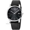 Calvin Klein K2G2G1C3 City Classic Black Dial Black Leather Mens watch