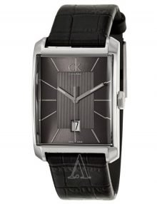 Calvin Klein K2M21107 Gents Square Black Analog Leather Watch