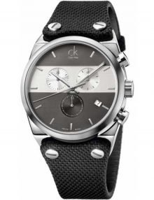 Calvin Klein K4B384B3 Eager Mid Size Mens Chronograph Watch