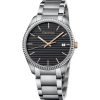 Calvin Klein K5R31B41 Gentss Alliance Silverstainless steel Bracelet Watch with Black Dial