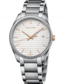 Calvin Klein K5R31B46 Mens Herrenuhr White Dialstainless steelstainless steel Watch