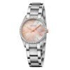 Calvin Klein K5R33B4H Womens Silverstainless steelstainless steel Pink Dial Watch