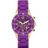 Marc by Marc Jacobs MBM2549 Ladies Purple Dial & Band Watch with gold plated stainless steelstainless steelstainless steel Case