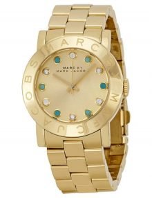 Marc by Marc Jacobs Amy MBM3215 Ladies Gold Plated Stainless Steel Watch