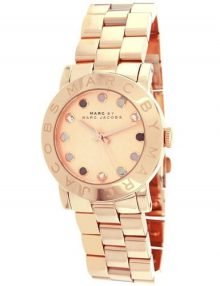 Marc by Marc Jacobs Amy MBM3216 Ladies Rose Gold Plated Stainless Steel Watch