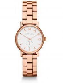Marc by Marc Jacobs Women's MBM3248 Baker Analog Display Analog Quartz rose gold plated stainless steel Watch