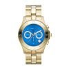 Marc by Marc Jacobs Blade Blue Dial gold plated stainless steel Tone Ladies Watch MBM3307