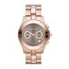 Marc by Marc Jacobs Blade Brown Dial rose gold plated stainless steel Tone Ladies Watch MBM3308